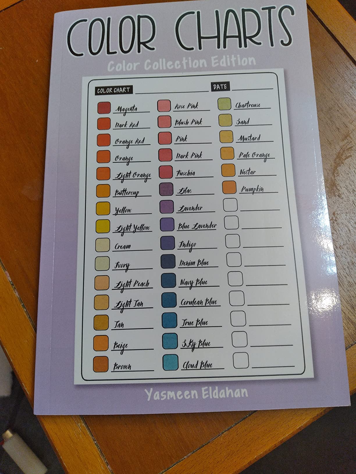 Color Charts: Color Collection Edition: 50 Color Charts to record your color collection all in one place 8 Color Charts: Color Collection Edition: 50 Color Charts to record your color collection all in one place - Image 8