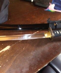 Handmade Sword - Stainless Steel Unsharpened Iaido Training Katana/Wakizashi Sword, Handmade, Full Tang, Black Scabbard (Dragon-Wakizashi) 20 71RXhcp6EaL