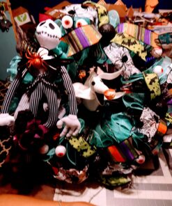 Jay Franco Disney Nightmare Before Christmas Plush Stuffed Jack Skellington Pillow Buddy - Kids Super Soft Polyester Microfiber, 27 inch (Official Disney Product) Black - Jack Skellington 28 71RYz MRKGL