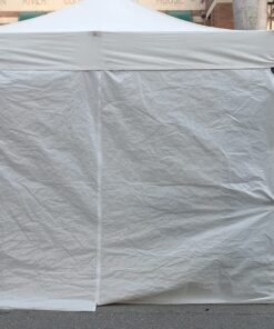 Quik Shade 10' x 10' Instant Canopy Wall Panel Accessory Set for WE100/C100/SX100 Canopies with Zipper Entry, White 14 71RZALLXy7L