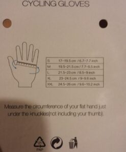 INBIKE Cycling Gloves for Men and Women with 5MM Shock-Absorbing Gel Pad, Anti-Slip Half-Finger Bike Gloves for MTB Biking Bicycle and Riding Blue XX-Large 23 71RZkuPmkVL