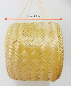 Littlevivi Handmade Serving Basket, Large, Original Bamboo Color 13 71RZn8oYw5L