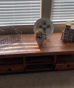 MyGift Torched Wood and Metal Bookends, Decorative Desktop Book Stand Holder Desk Organizer, 1 Pair 15 71RZtuoHzZL