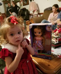 Baby Alive C2695 READY FOR SCHOOL BABY: Brown Hair Baby Doll, School-Themed Dress, Doll Accessories Include Notebook & Brush, Doll For 3-Year-Old Girls and Boys and Up, Multicolor (Amazon Exclusive) 47 71Rapiwq1EL