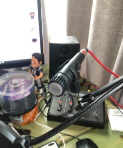 PYLE-PRO Professional Handheld Moving Coil Microphone - Dynamic Cardioid Unidirectional Vocal, Built-in Acoustic Pop Filter, Includes 15ft XLR Audio Cable to 1/4'' Audio Connection - Pyle PDMIC78,Black Mic 30 71Rc3VrxQQL