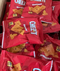 Cheez-It Cheese Crackers, Baked Snack Crackers, Lunch Snacks, Original (40 Packs) 1 Ounce (Pack of 40) 36 71Rc3hxDBgL
