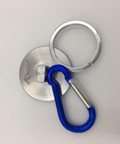 Super-Strong Neodymium Magnet Holds 35 Lbs! Carabiner Snap Hook & Split Ring Pack of 1 11 71RcrPyBmL
