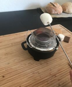 Sterno Smores Maker Junior, Table top Smores Roaster - Designed for Safe, Cord Free Indoor or Outdoor Fun, Ideal for Kids, Parties, Fun Housewarming Gifts and More Black 30 71Rd112U6hL