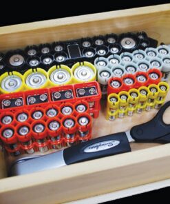 Storacell by Powerpax Slimline AA Battery Storage Container - Holds 4 Batteries, Yellow 7 71Rdm3WHKwL