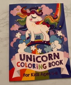 Unicorn Coloring Book: For Kids Ages 4-8 (US Edition) (Silly Bear Coloring Books) 26 71Re2hjA3tL