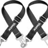 Vastar 2 Packs Adjustable Pet Dog Cat Car Seat Belt Safety Leash Vehicle Seatbelt Harness Black 33 71ReKXmZx7L