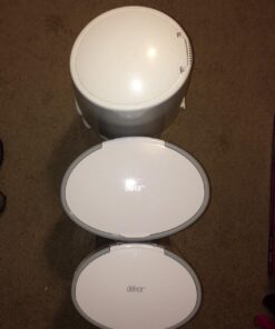 DEKOR Diaper Classic Hands-Free Diaper Pail | White | Easiest to Use | Just Step – Drop – Done | Doesn’t Absorb Odors | 20 Second Bag Change | Most Economical Refill System 37 71ReYB2C4ZL