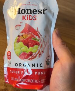 Honest Kids Super Fruit Punch Organic Fruit Juice Drink, 6.75 Fl Oz, 32 Pack 23 71Rf DrHgL