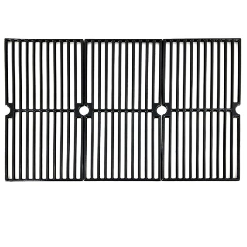 Direct store Parts DC118 Cast Iron Cooking grid Replacement for Brinkmann810-1415-F, 810-1470, 810-8300, Grill King 810-9325-0, 3PCS Porcelain Coated Cast Iron Cooking Grate(17 5/8" x 27 7/8")