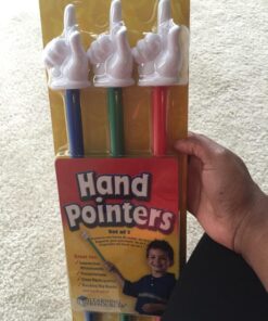 Learning Resources Hand Pointers, Set of 3, Ages 3+, Assorted Colors, Classroom Participation, Homeschool Supplies, Classroom Supplies, Gifts for Teachers,Back to School Supplies,Teacher Supplies 21 71RgsoOeML