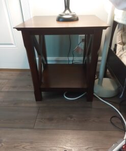 Winsome Xola 20W x 19.13-Inch D End Table, Cappuccino (40420) 34 71RhSx7lfaL