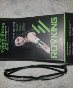 Rovking Over The Ear Earbuds for Running, Wrap Around Ear Wired Sports Headphones for Workout Exercise Jogging, Sweatproof in Ear Earphones Ear Buds with Mic for Cell Phones MP3 Laptop, Blue 26 71RhnPjhrL