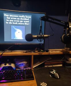 Samson MBA28 28” Broadcasting Microphone Boom Arm for Podcasting and Streaming,Black 28" 69 71Rj2M68l1L