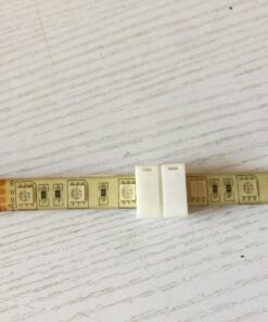 TronicsPros 10pcs 4 Pin Solderless Waterproof LED Strip to Strip Connector RGB Flex LED Ribbon LED Rope LED Tape Light Gapless Adapter for 10mm Wide Waterproof SMD 5050 RGB Flexible LED Strip Light White (only for Waterproof RGB 5050 LED strip) 52 71Rj7zCM7jL