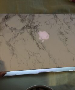 MOSISO Compatible with MacBook Air 13 inch Case (Models: A1369 & A1466, Older Version 2010-2017 Release), Plastic Pattern Hard Shell Case & Keyboard Cover & Screen Protector, White Marble 91 71RjV5vujOL