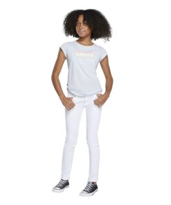 Levi's Girls' 711 Skinny Fit Jeans 10 White 16 71Rk5lzmGL