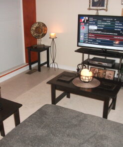 Sauder Beginnings Table Set, L: 35.32" x W: 19.45" x H: 17.17", Cinnamon Cherry 37 71RlB3Ats1L