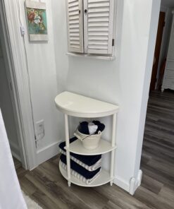 Frenchi Home Furnishing Half Moon Console Table, White 42 71Rmkp2cGkL