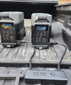 EF ECOFLOW 240V/7200Wh Home Battery Backup: 2 DELTA Pro with Double Voltage Hub, Lifepo4 Power Station, 7200W Electric Generator for Home Use, Blackout, Emergency DELTA Pro x 2+DVH 20 71Rn9CvhrdL