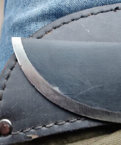 Condor Tool & Knife Golok Machete with Leather Sheath | Heavy Duty Machete | High Carbon Steel | Walnut Handle | Hand Crafted Leather Sheath | Tactical Machete | 0.2in Thick | 14.5in Blade | 30.7oz 1 50 71Rna78uqtL 1