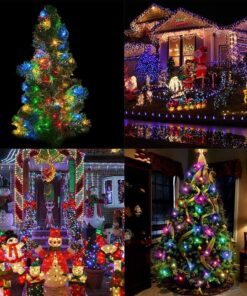 Alternative view of buways Fairy Lights,2-Pack Battery Operated Waterproof Multicolor 50 LED Fairy String Lights,16.4ft Silver Wire Light with Remote Control for Christmas Parties,Garden and Home Decoration 50LED-2PACK