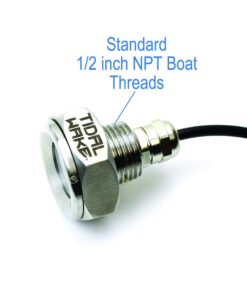 Tidal Wake IP68 Underwater 1/2in Standard Boat Drain Plug LED Light, Brilliant Underwater Lighting in Minutes! No Holes to Drill! Blue 29 71RnxBBIiNL