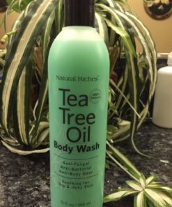 Natural Riches Tea Tree Body Wash - Body Soap to Fight Itchy Skin & Body Odor - Peppermint, Eucalyptus & Tea Tree Oil - Women & Mens Natural Body Wash - 16 fl oz 16 Fl Oz (Pack of 1) 34 71RocFDWBnL