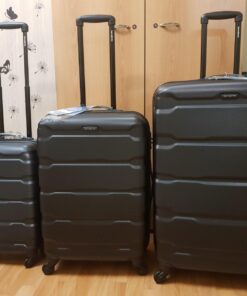 Samsonite Omni PC Hardside Expandable Luggage with Spinner Wheels, 3-Piece Set (20/24/28), Black 3-Piece Set (20/24/28) 43 71RoeNC4tuL