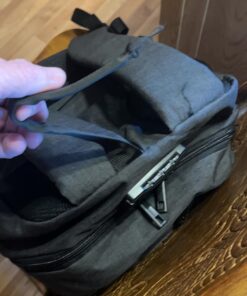 Tzowla Travel Laptop Backpack Water Resistant Anti-Theft Bag with USB Charging Port and Lock 15.6 Inch Computer Business Backpacks for Women Men Work College Gift,Casual Daypack 15.6inch A-black 44 71RpR1KIXyL