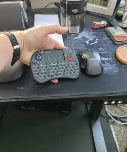 Mini Keyboard,Rii X8 Portable 2.4GHz Mini Wireless Keyboard Controller with Touchpad Mouse Combo,8 Colors RGB Backlit,Rechargeable Li-ion Battery for Google Android TV Box, PS3, PC, Pad,Nvidia Shield 38 71RpmmUM93L