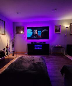 DAYBETTER Led Strip Lights Waterproof, 32.8ft(2 Rolls of 16.4ft) LED Tape Lights Color Changing 300 LEDs Light Strips Kit with 44 Keys Ir Remote Controller and 12v Power Supply for Indoor Outdoor Use 51 71RqurUEYiL