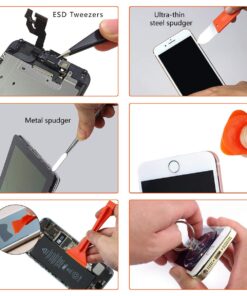 GANGZHIBAO 90pcs Electronics Repair Tool Kit Professional, Precision Screwdriver Set Magnetic for Fix Open Pry Cell Phone, Apple iPhone, Computer, PC, Laptop, Tablet, iPad, Mac book with Portable Bag 27 71Rr2WQkceL