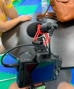 Movo VXR10 Universal Shotgun Mic for Camera - Camera Microphone for DSLR, iPhone and Android Smartphones - Compatible with Canon EOS, Nikon, and Sony Cameras - with Shock Mount, Deadcat Windscreen 45 71Rs4pS RuL