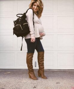 Baby Diaper Bag Backpack with Stroller Hooks, Pipi bear Multi-function Stylish Travel Diaper Back Pack for Mom and Dad, Baby Changing Bag, Maternity Nappy Bag for Boys and Girls, Large Capacity, Black 75 71RsaMll0nL