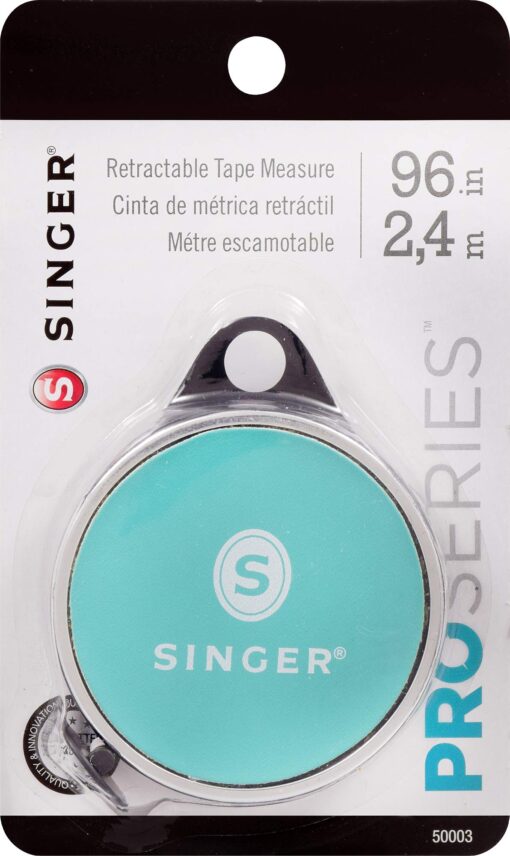 SINGER 50003 ProSeries Retractable Tape Measure, 96-Inch , Teal 1