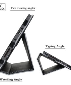 RCA 7 Voyager II Case,Mama Mouth PU Leather Folio 2-Folding Stand Cover with Stylus Holder for RCA 7 Voyager II/RCA Voyager 7 /RCA 7 Voyager Pro 7-inch Tablet,Black Black 14 71Ru2fddo2L