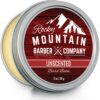 Rocky Mountain Barber Company Beard Balm - Classic Unscented - 100% Natural - Premium Wax Blend with Nutrient Rich Bees Wax, Jojoba, Coconut Oil 37 71Ru73N2lfL