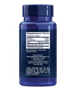 Life Extension Alpha-Lipoic Acid with Biotin - Alpha-Lipoic Acid Supplement Formula for Liver & Nerve Health and Cell Protection Support With Vitamin B- Gluten-Free, Non-GMO - 60 Capsules Standard Packaging 9 71RuWl YhOL