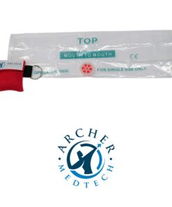 CPR Mask (with Additional Keychain CPR Mask) - First Aid Face Shield with One-Way Breath Valve - Archer MedTech Brand 20 71RuyEqCmqL