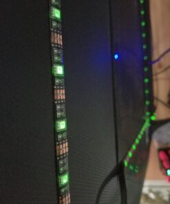 Nexlux LED Lights for 58 Inch TV, Backlight 8.2ft USB LED Light Strip Indoor Use APP Controlled with Remote, DIY Colors TV LED for Gaming Lights RGB for 32Inch-58Inch 40 71Rv5sX0ArL