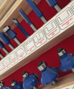 24-Piece Router Bit Set - Wood Routers Kit with 0.25-Inch Shank and Wooden Storage Case - Woodworking Tools for Home Improvements and DIY by Stalwart 24 Piece 19 71RvzCa69hL