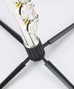 Alternative view of K&M - Konig & Meyer 15232.000.55 - Flute 4-Leg Stand - Professional Grade for all Musicians - Lightweight & Compact - Suitable for Bass, Bohm & Cross Flutes - Stable Secure Base - German Made - Black Synthetic Flute Stand