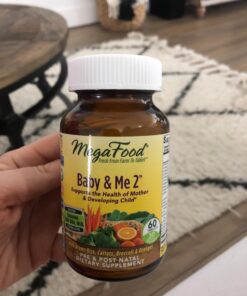 MegaFood Baby & Me 2 Prenatal Vitamin and Minerals - Vitamins for Women - with Folate (Folic Acid Natural Form), Choline, Iron, Iodine, and Vitamin C, Vitamin D and more - 60 Tabs (30 Servings) 60 Count (Pack of 1) 34 71Rwf8B6RPL 3