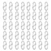 S Shaped Double Carabiner Keychain 1.6 Inch Dual Gate Binder Carabiner Ideal for Camping Traveling(Black, Silver,Dark Grey) 40.0 4 71RwkMKoxtL