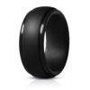 Saco Band Rings Men and Women 7.5 - 8 (18.20mm) 1 Ring - Black 15 71Rx6j4e0L